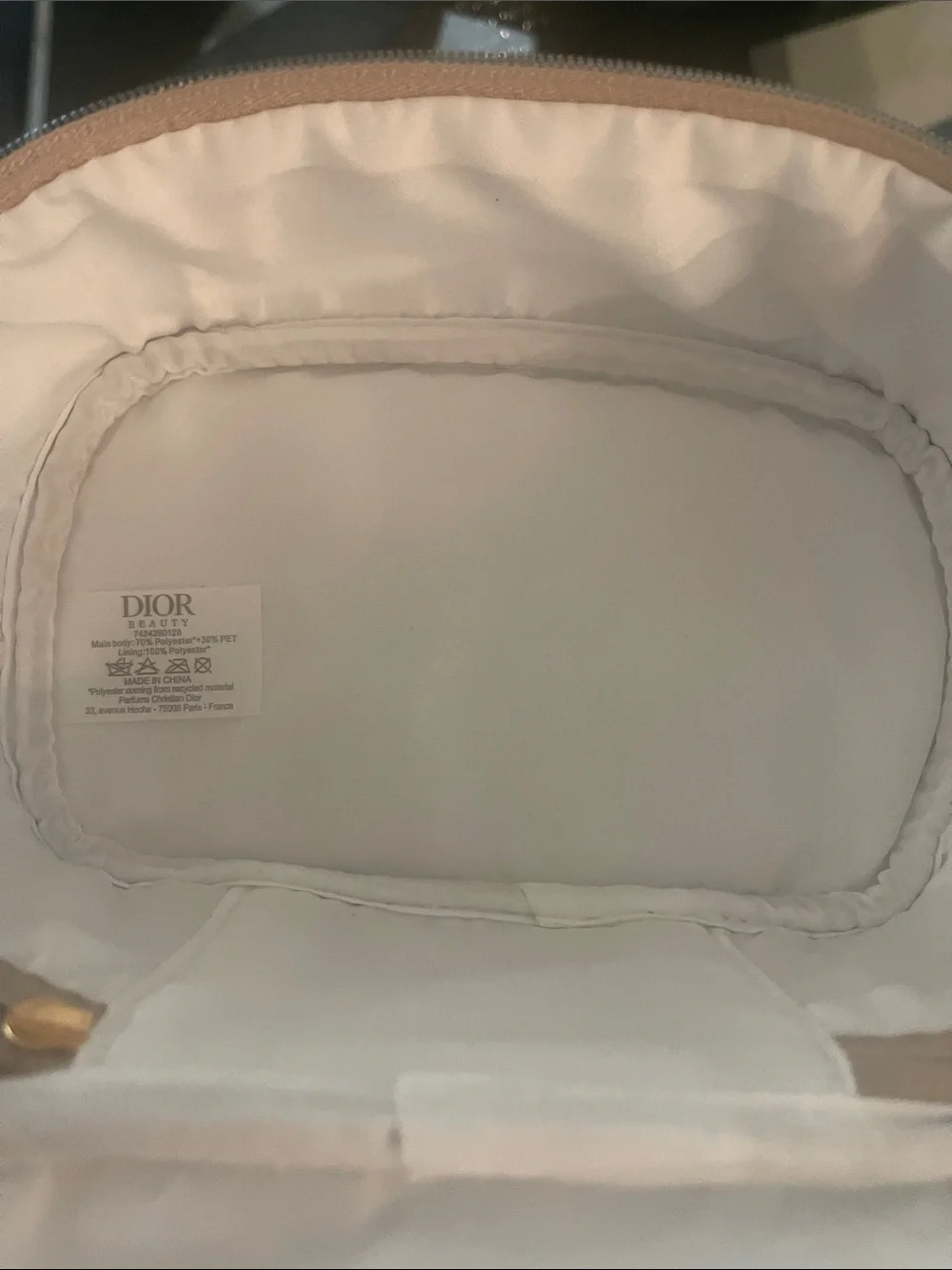 Dior Gold Crystal-Embellished Cosmetic Vanity Case